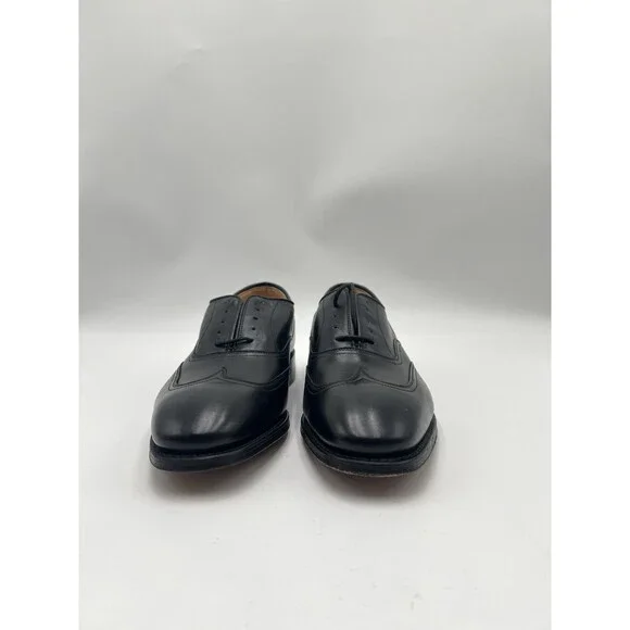 Church's black calf leather Wingtip oxford brogues Size 5.5UK
